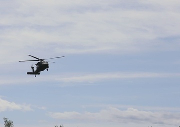 B-Roll: Gunners test their aerial skills on UH-60 Black Hawks