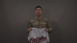 Baltimore Orioles - July 4th Shout-outs - 1st Lt. Alex Chung