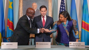 Secretary of State Marco A. Rubio hosts a Democratic Republic of the Congo-Rwanda Peace Agreement signing ceremony