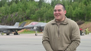 Exercise Atlantic Trident 25 - U.S. Air Force Airman 1st Class Colby Acebedo interview