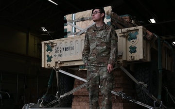 Airmen, Soldiers load cargo during Red Flag-Alaska 25-2