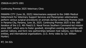 Continuing Promise 2025 Veterinary Clinic