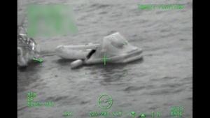 Coast Guard rescues family from partially submerged vessel near Plana Cays, Bahamas