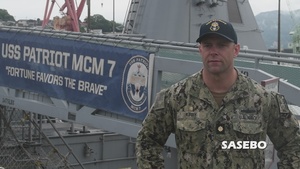USS Patriot (MCM-7) Change of Command