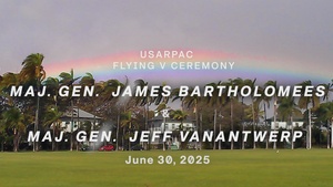 USARPAC Flying V Ceremony 2025