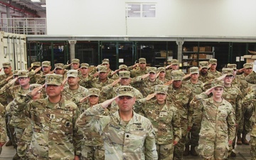 SETAF-AF soldiers stand for National Anthem in FOX Sports MLB All-Star Game broadcast