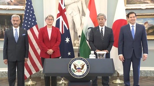 Secretary of State Marco A.Rubio meets with Indo-Pacific Quad Foreign Ministers