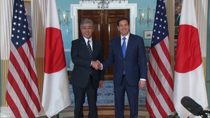 Secretary of State Marco A. Rubio meets with Japanese Foreign Minister Iwaya Takeshi