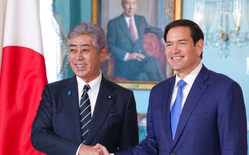 Secretary of State Marco A. Rubio meets with Japanese Foreign Minister Iwaya Takeshi