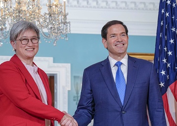 Secretary of State Marco A. Rubio meets with Australian Foreign Minister Penny Wong