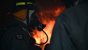 Malmstrom fire department conducts structure fire training