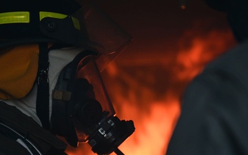 Malmstrom fire department conducts structure fire training