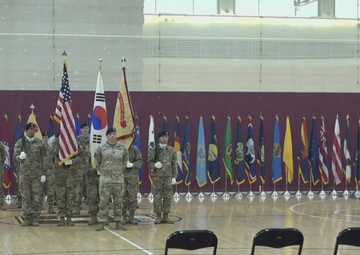 USAG Humphreys bids farewell to CSM Drummond, welcomes CSM Garcia
