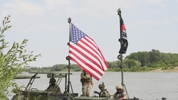 BROLL: U.S. Soldiers Conduct Wet Gap Crossing for Saber Guardian 25