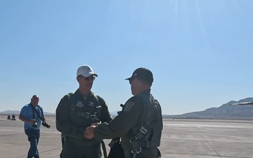 64th AGRS commander fini flight