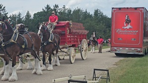 Famous Clydesdales hold special event at Fort McCoy’s Pine View Campground, Part 1