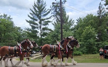 Famous Clydesdales hold special event at Fort McCoy’s Pine View Campground, Part 3