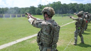 Tennessee National Guard Soldiers and Airmen compete at the 2025 TAG Pistol Match