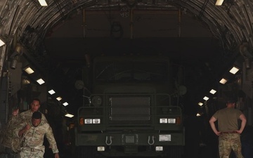 Talisman Sabre 2025 U.S. Army vehicles offload at Port Darwin, Australia for Talisman Sabre 25