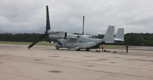 U.S. Marines with VMM-162 support anti-submarine warfare exercise