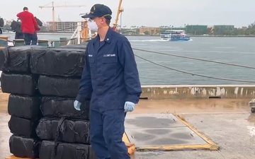 Coast Guard offloads more than $20 million in illicit drugs interdicted in Caribbean Sea