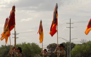 1st Cavalry Division Conducts Retreat Ceremony