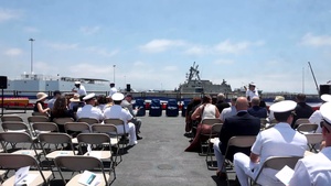 USS Pearl Harbor Changes Command