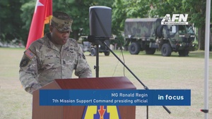 7th Mission Support Command change of command (720p with graphics)
