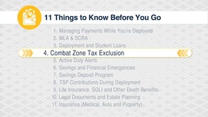 Army Pre-Deployment 7 of 15-Combat Zone Tax Exclusion