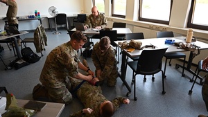 NH Airmen complete combat lifesaver training in Germany