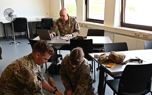 NH Airmen complete combat lifesaver training in Germany