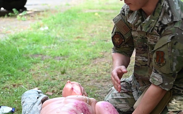NH Airmen complete combat lifesaver training in Germany