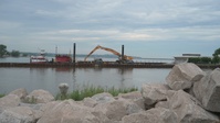 Concrete Pouring at Cleveland West Pier with the Buffalo District B-Roll