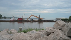 Concrete Pouring at Cleveland West Pier with the Buffalo District B-Roll