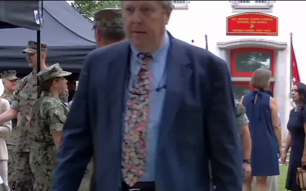 U.S. Marine Corps Forces Europe and Africa Change of Command - Part 1