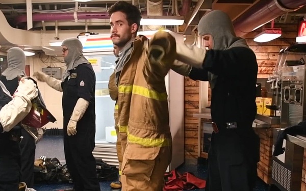 Nimitz Conducts General Quarters Drill