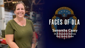 Faces of DLA: Samantha Casey, DLA Disposition Services, Pearl Harbor, HI 9x16