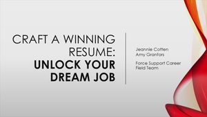 CFT Resume Writing