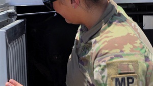 386th ESFS K-9 helo training