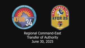 KFOR’s Transfer of Authority Ceremony Marks New Leadership: 256th Infantry Brigade Assumes Command