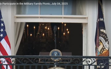 President Trump and the First Lady Participate in the Military Family Picnic, July 04, 2025