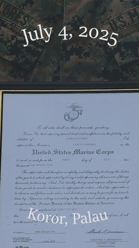 Lance Cpl. Flores Promotes During Koa Moana 2025