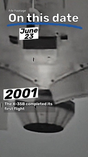 On June 23, 2001, the X-35B completed its first flight!