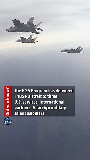 Did you know the F-35 program has delivered over 1185+