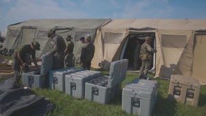MACS-2 sets up communications equipment during Atlantic Alliance 2025 (B-roll)