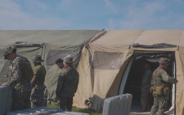 MACS-2 sets up communications equipment during Atlantic Alliance 2025 (B-roll)