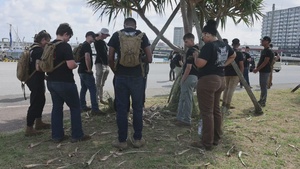 HMLA-169 personnel keeping Okinawa clean in beautification event