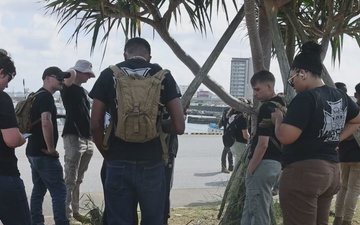 HMLA-169 personnel keeping Okinawa clean in beautification event