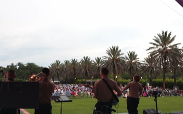 Marine Forces Reserve Band Perform for Fourth of July Celebration