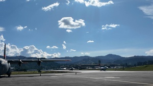 B-Roll - F-16 Viper Demonstration Team Arrives for F-AIR 2025
